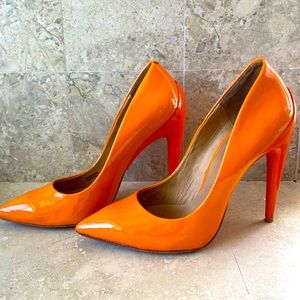 Orange L.A.M.B High Heels